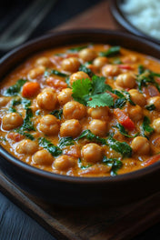 Vegan Chickpea and Spinach Stew
