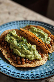 Vegan Lentil Tacos with Fresh Toppings