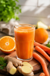 Carrot, Orange, and Ginger Juice