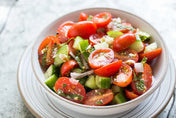 Vegan Cucumber and Tomato Salad