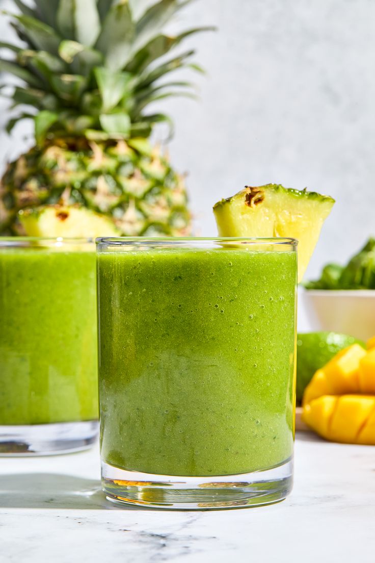 Tropical Greens (Pineapple, Mango, Spinach, Cucumber, Lime, Mint)
